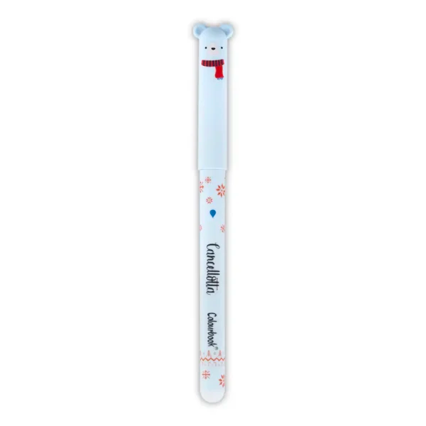 SET 2 PENNE GEL CANCELLABILI Beary Merry Christmas - Colourbook