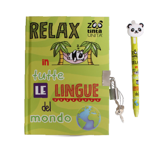 Diario Segreto tintaUnita ZOO con penna e lucchetto