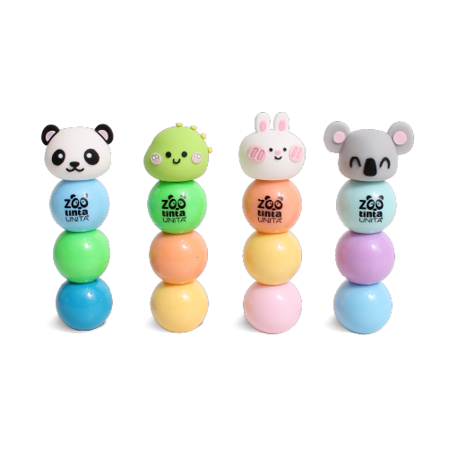 Evidenziatori tintaUnita ZOO 3in1