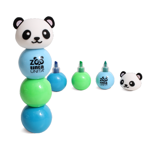 Evidenziatori tintaUnita ZOO 3in1